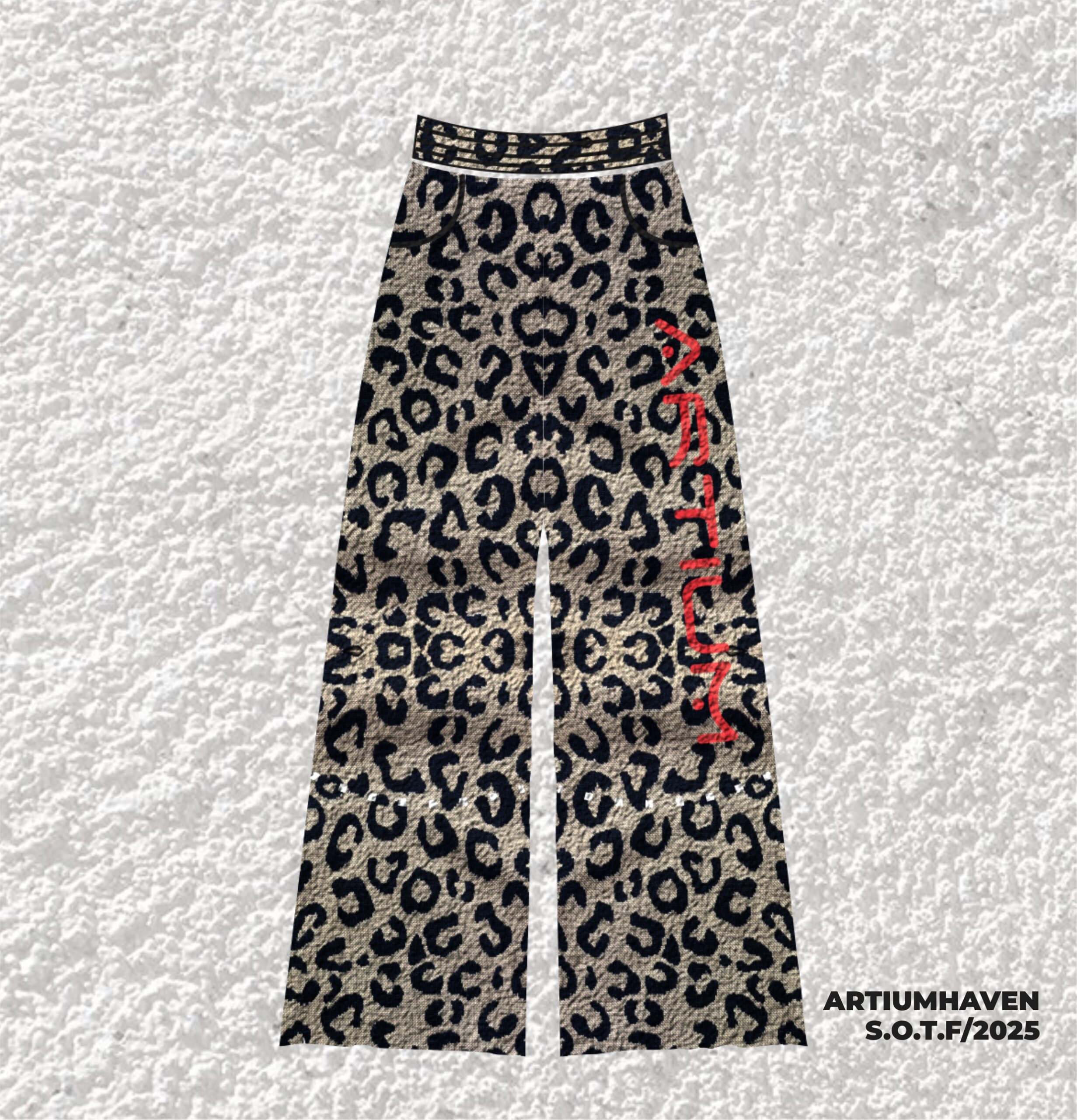 Cheetah Print Detachable Joggers (SOTF//25)