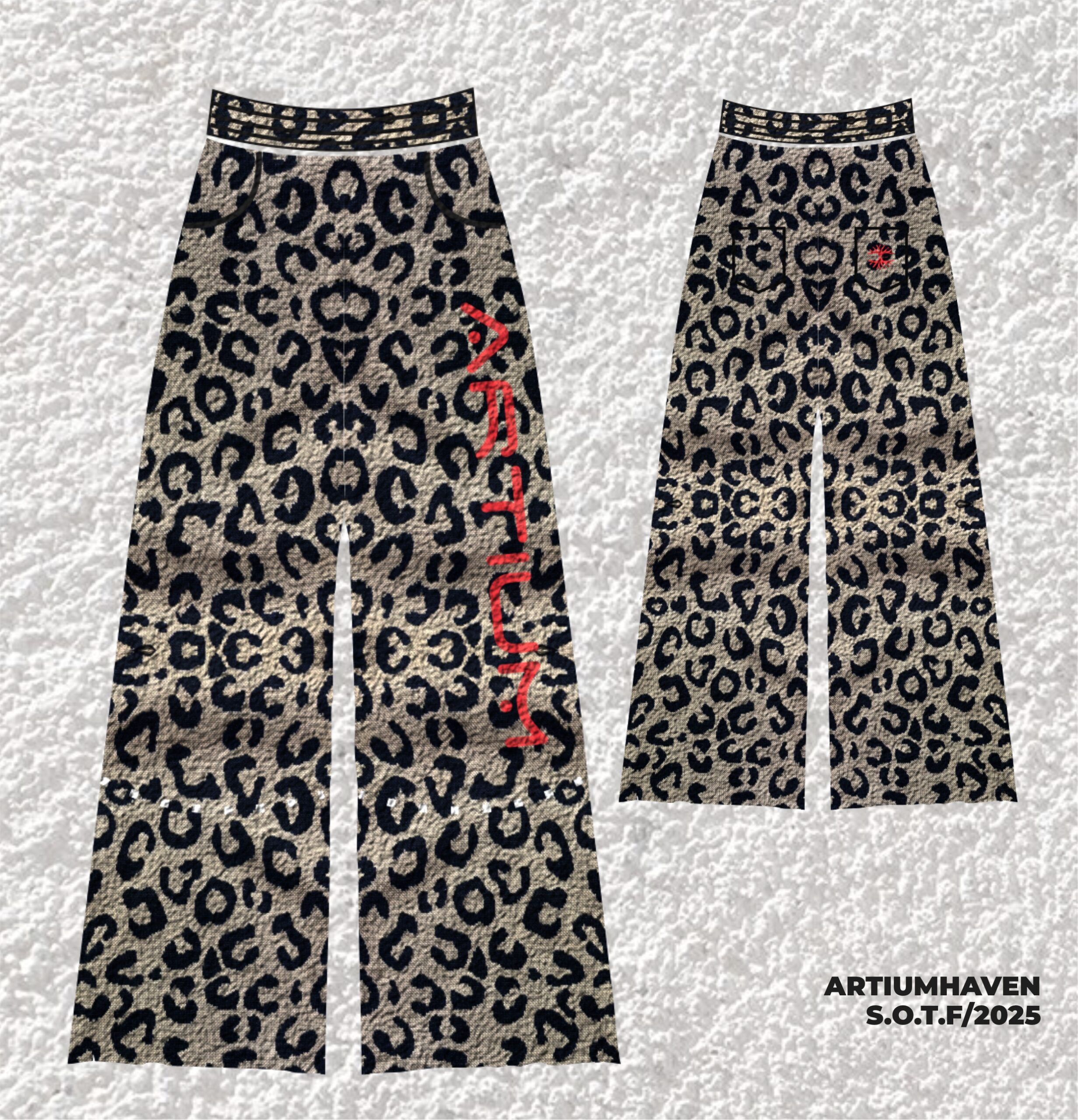 Cheetah Print Detachable Joggers (SOTF//25) - Image 2